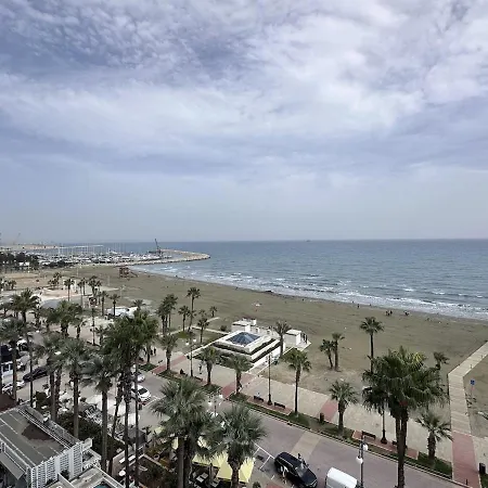 Vibrant Finikoudes Sea View 2 Bedroom *